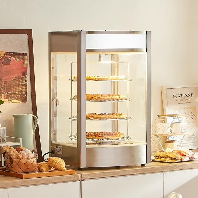 VEVOR foof Warmer Display (4-Tier)