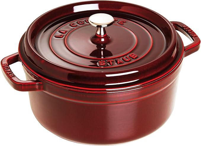 St. Andrew Press STAUB 40509-357-0 Cocotte Round 24cm Grenadine red