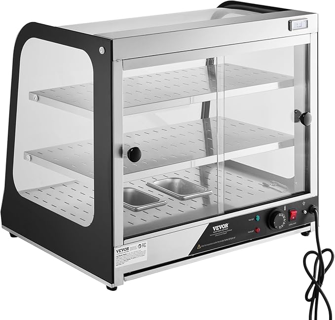 VEVOR foof Warmer Display (2-Tier)