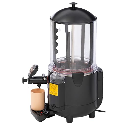 FSE HCD-10 Hot Chocolate Dispenser with 10 Liter Capacity and Adjustable Thermostat