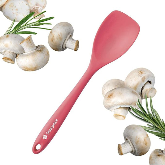 Starpack 'The All Rounder' Premium Silicone Spoonula Spatula - Up to 600°F Heat Resistant Spatula Spoons - Best Silicone Spoonulas - Rubber Spoon Spatulas - Kitchen Spoon Spatulas for Cooking