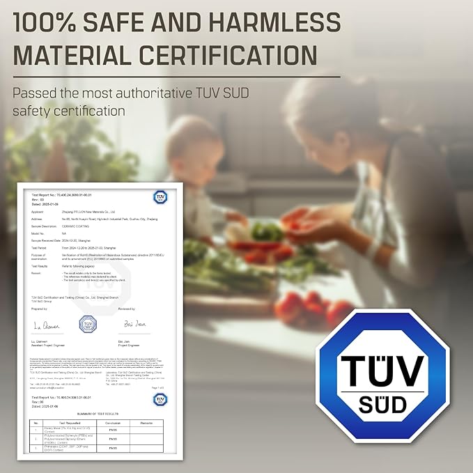 10Pcs Nonstick Cookware Set, Ciwete Tri-Ply Ceramics Cookware Set, Kitchen Pots and Pans with Stay Cool Ergonomic Handle, Dishwasher Safe, Oven Safe, Gift, Compatible with All Stovetop, White