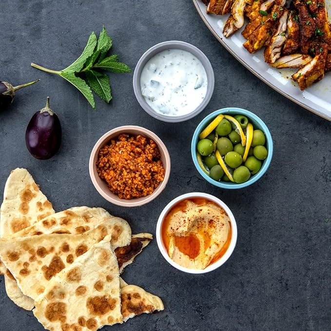 Nordic Ware Mini Prep and Serve Mixing Bowls Set, 4-Piece, Earth-Tones