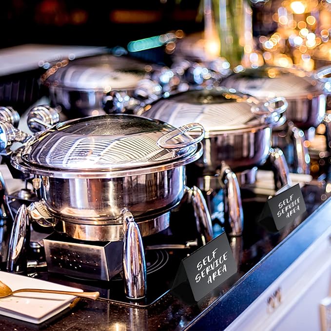 20 Pack 4"x3"Mini Chalkboard Signs for Chalk Sign for Food - Party - Buffet - Table Sign Chalkboard - Wedding - Bakery - Small Chalkboard Sign - Mini Chalkboard Signs for Food