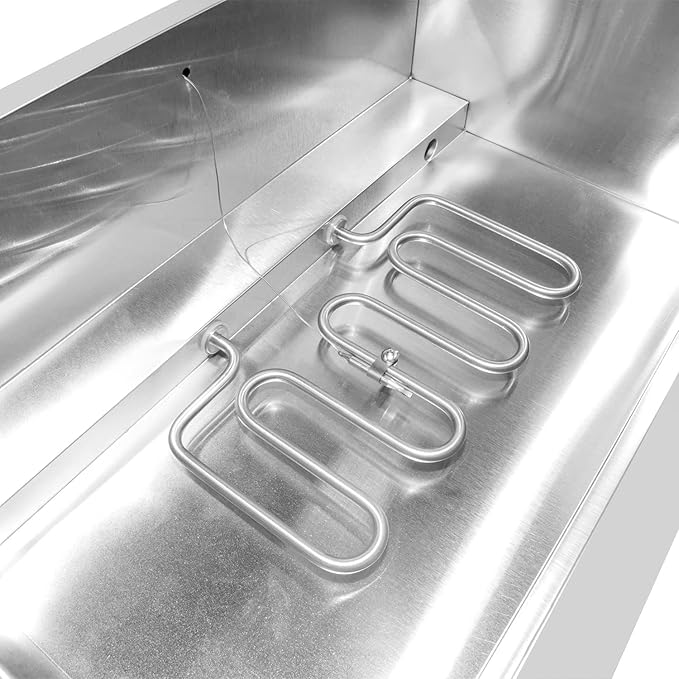 ALDKitchen Bain Marie Food Warmer | Electric Steam Buffet Warmer | 110V (2 tanks)