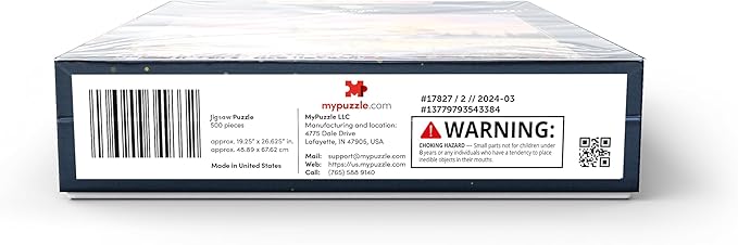 MyPuzzle Skyline of The Old City at The Western Wall and The Temple Mount in Jerusalem Israel - Premium 500 Piece Jigsaw Puzzle for Adults