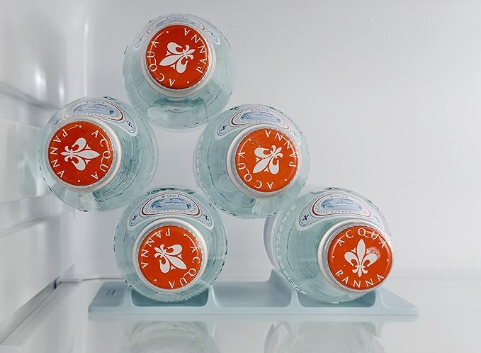 Cooks Innovations 2 Pack Drink Organizer for Fridge Modular, Soda Can Refrigerator Organizers and Storage, Beer-Wine-Water Bottle Holder, Durable Non-Slip Anti-Roll