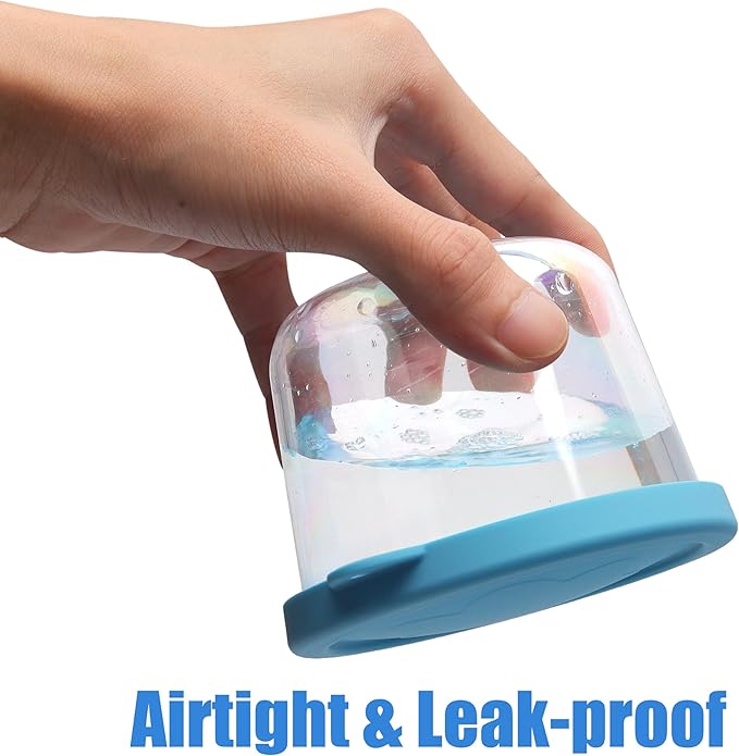 2 Cup Silicone Replacement Lids Storage Cover for Pyrex 7200-PC and Anchor Hocking Glass Bowls (Container not Included) 4 Pack Microwave, Dishwasher and Freezer Safe