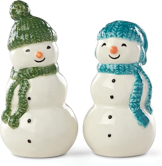 Lane Snowman Salt & Pepper Set, 2-Piece, Christmas & Holiday Hosting