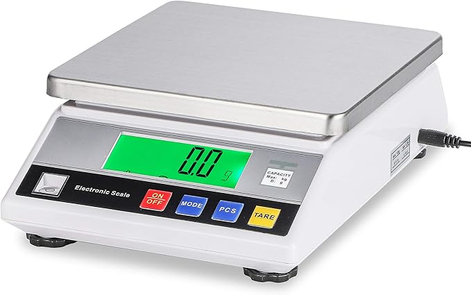 Bonvoisin Lab Scale 10kgx0.1g Counting Scale Digital Analytical Balance Accurate Electronic Scale CE Certification Laboratory Balance Precision Scale Jewelry Gold Scale (10kg, 0.1g)