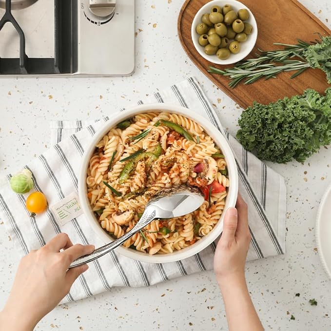 Stainless Steel Serving spoons set with Slotted Spoon.Serving Spoon and Perforated Spoon kitchen cooking serving utensils set