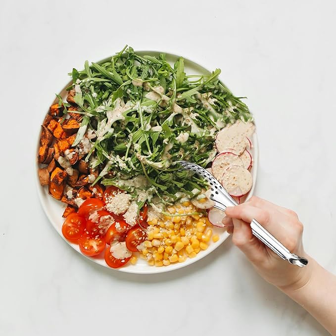 4 PCS Spherification Spoon, Stainless Steel Caviar Spoon, Small Slotted Spoons to Take Out Olives Capers for Jar, Molecular Gastronomy Bar Egg Spoon Kitchen