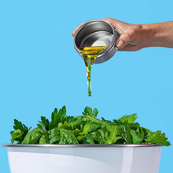 S'well Stainless Steel Salad Bowl Kit XL 184oz, Angel Food, Includes 5oz Canister For Dressing, Serving Utensils, and Removable Tray, Leakproof, Easy to Clean, Dishwasher and Refrigerator Safe