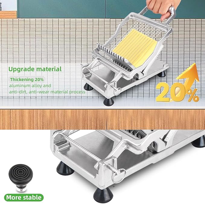 Commercial Cheese Slicer With Wire1 cm & 2 cm Cheese Cutter Butter Cutting Board Machine Aluminum Alloy Commercial Cheese Slicer with 316 Stainless Steel Wire Kitchen Cooking Baking Tool
