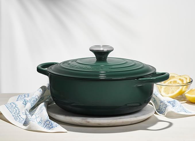 Le Creuset Enameled Cast Iron Signature Round Sauteuse, 3.5qt., Peche