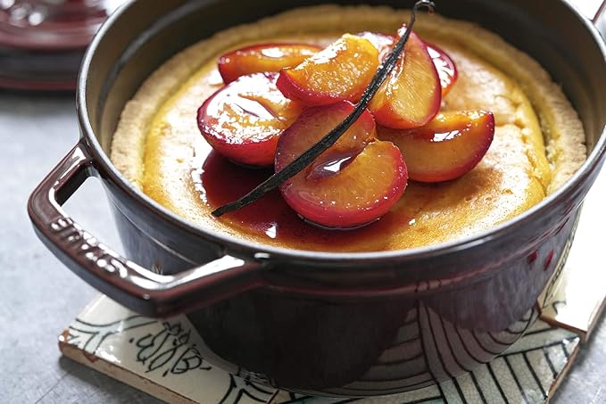 Staub Cast Iron 2.75-qt Round Cocotte - Grenadine, Made in France