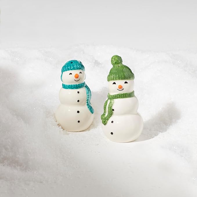 Lane Snowman Salt & Pepper Set, 2-Piece, Christmas & Holiday Hosting