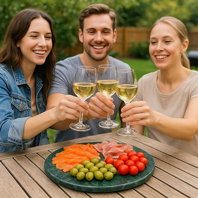 Cheese Board 8 Inch Round Stone