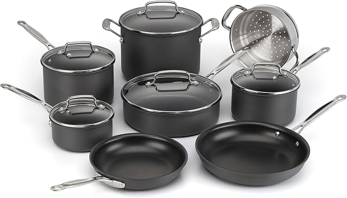 Cuisinart Chef's Classic™ Nonstick Hard Anodized Cookware 13 Piece Set