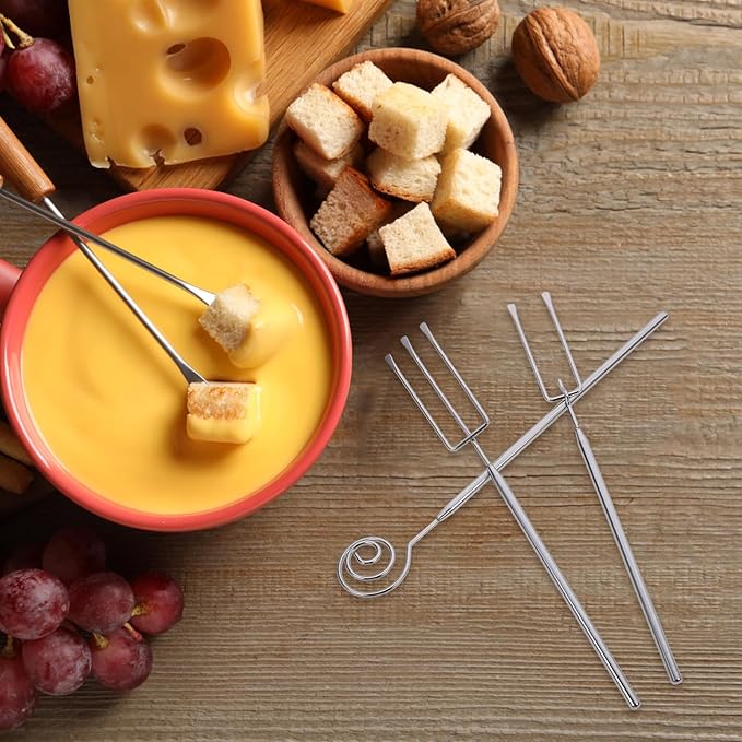 3Pcs Chocolate Dipping Tools, Stainless Steel Candy Dipping Tools Set, Baking Supplies Stainless Steel Fondue Fork, Cooking Tool Set Dishwasher Safe