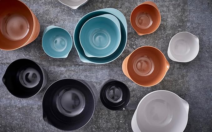 Rosti Precision Craft Mixing Bowl Set 2 Pcs Elevate Your Culinary Experience Stylish Nesting Bowls for Effortless Cooking and Baking
