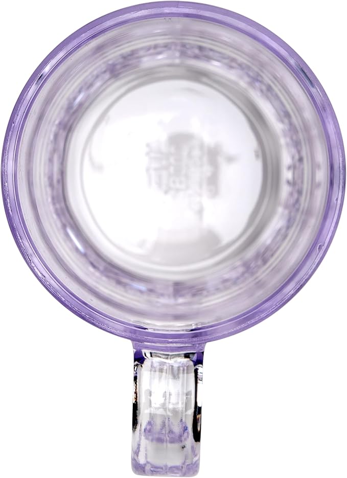 G.E.T. 00082-1-SAN-CL Shatter-Resistant Plastic Beer Mug / Stein, 10 Ounce, BPA Free (Set of 12)