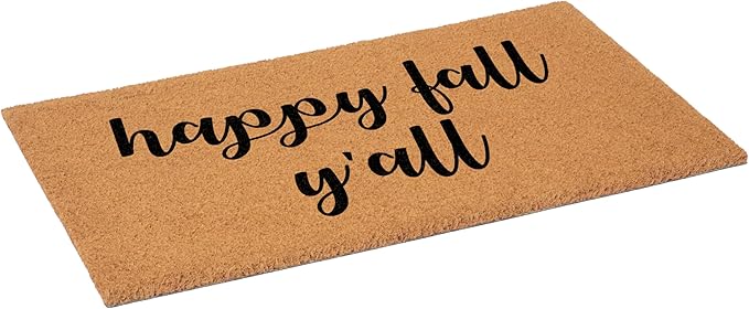 Calloway Mills Hapy Fall Yall Doormat, 36" x 72"