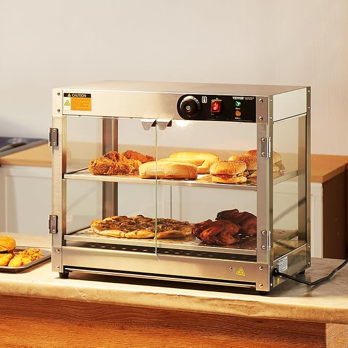 VEVOR foof Warmer Display (2-Tier(20"))