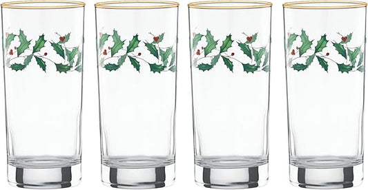 Holiday 4-Piece Highball Glass Set