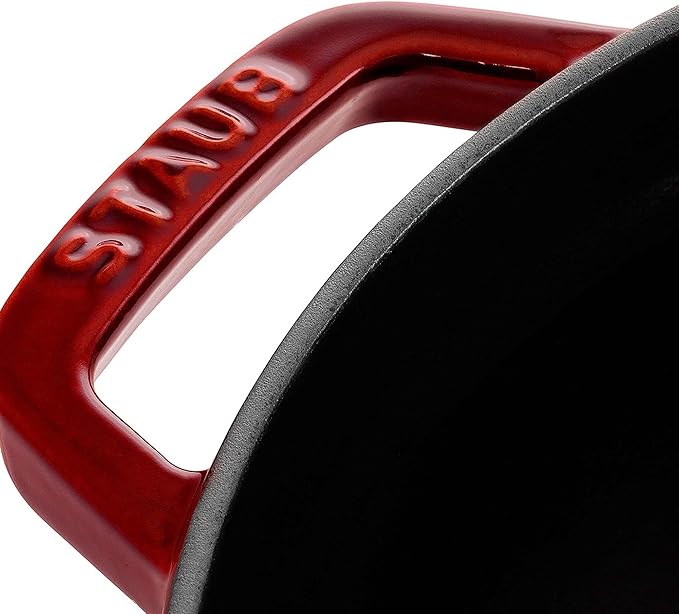 Staub Cast Iron 2.75-qt Round Cocotte - Grenadine, Made in France