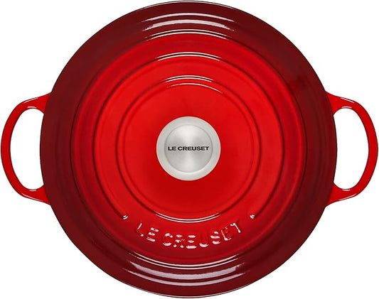 Le Creuset Signature Cast Iron Chef's Oven, 7.5qt, Cerise