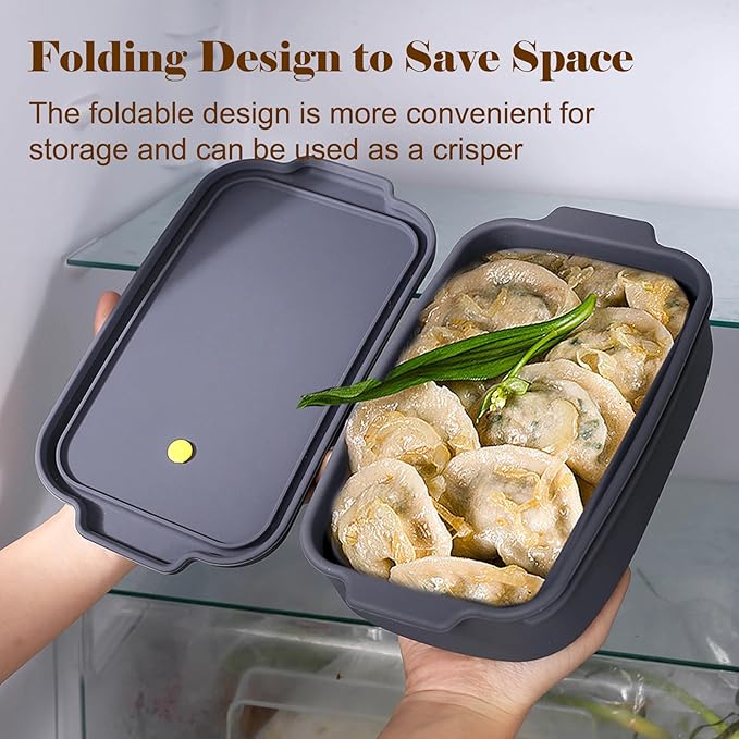 Silicone Bread Pan with Lid, Nonstick & Heat Resistant Foldable Bread Pan, Bread Mold for Baking, Bread Baking Pan, Bread Pans for Homemade Bread, Pullman Loaf Pan for Baking Bread