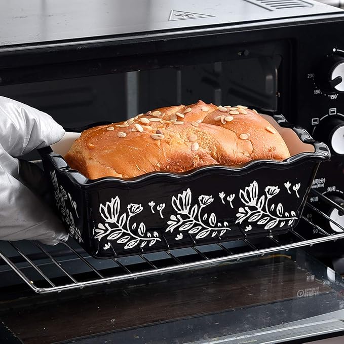 Wisenvoy Loaf Pans for Baking - Ceramic & Porcelain Nonstick Bread Pans