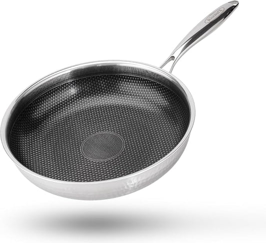 Stainless Steel Non Stick Skillet Frying Pans (10 inch)