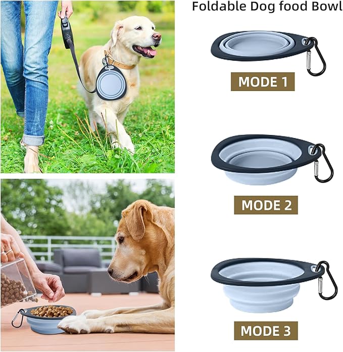 3-5 LBS Cat Dog Food Storage Container Upgraded Large Nozzle BPA-free, Plastic Pet Food Storage Containers With 4 Sealed Clasps, 1 Measuring Cup and With Folding Bowl (Blue 1Pack)