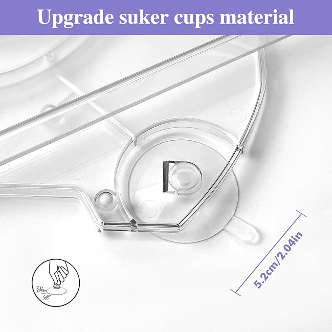 360° Rotating Lazy Susan Turntable - Multifunctional Rectangular Organizer for Refrigerator, Cabinet, Pantry, and Kitchen Countertop (15.2" x 11.4", 2 Pack)