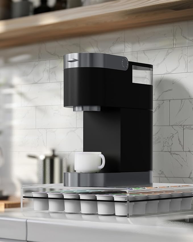 K Cup Holder，Coffee Pod Holder Drawer Capsule Display Storage for K cup - 36 pods