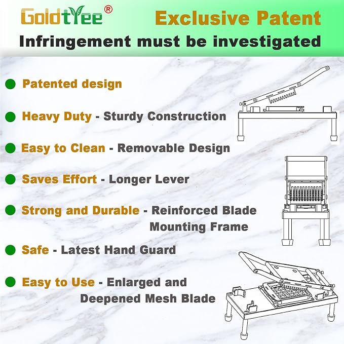 Vegetable Chopper, Veggie Chopper With 8 Blades, Onion Cutter with Container, Pro All-in-1 Food Dicer, Mandoline Slicer, Stainless steel materials Salad Grater