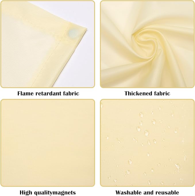 2 Pcs Fluorescent Light Covers - 4 x 2 Feet Covers for Ceiling Lights, Magnetic Light Filters for Classroom, Office, Hospitals, Home