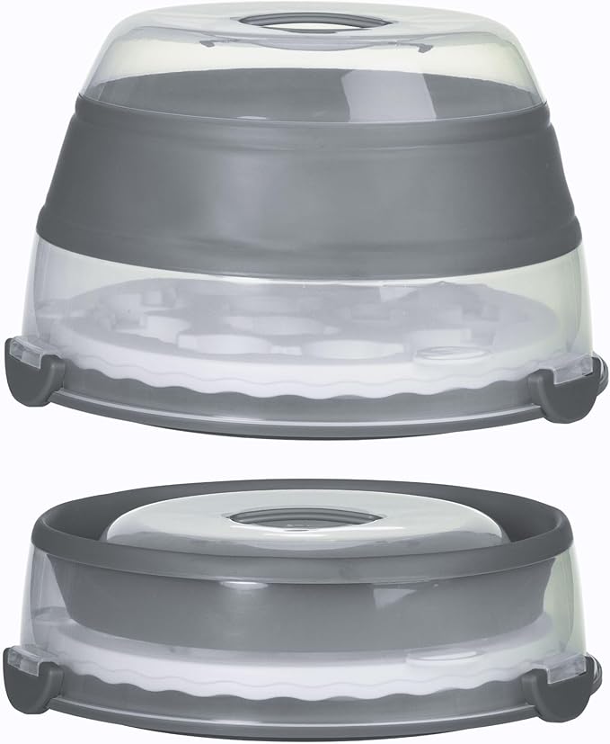 PrepWorks Collapsible Cupcake Carrier - 12-Cup Capacity, Foldable Design for Easy Storage and Transport of Cupcakes and Muffins