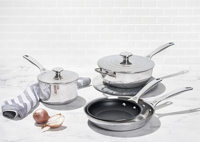 Le Creuset Tri-Ply Stainless Steel 6 pc. Cookware Set