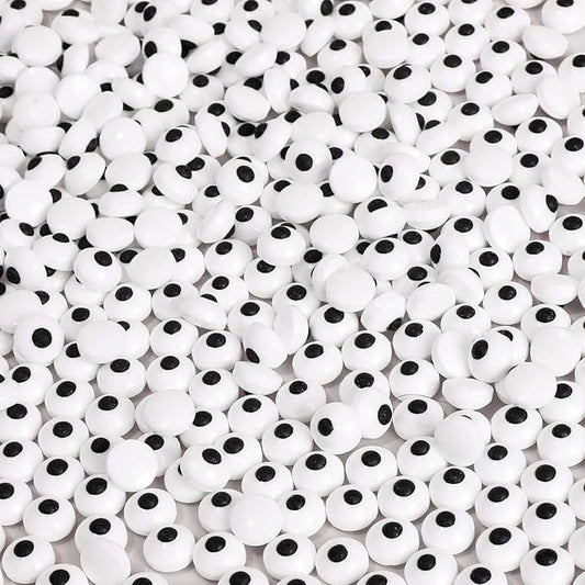 Candy Eyes for Decorating Edible Small Candy Eyes Eyeballs Halloween Sprinkles for Cake Cupcakes Toppers Cookies Baking Decoratings Christmas (7mm Eyes)