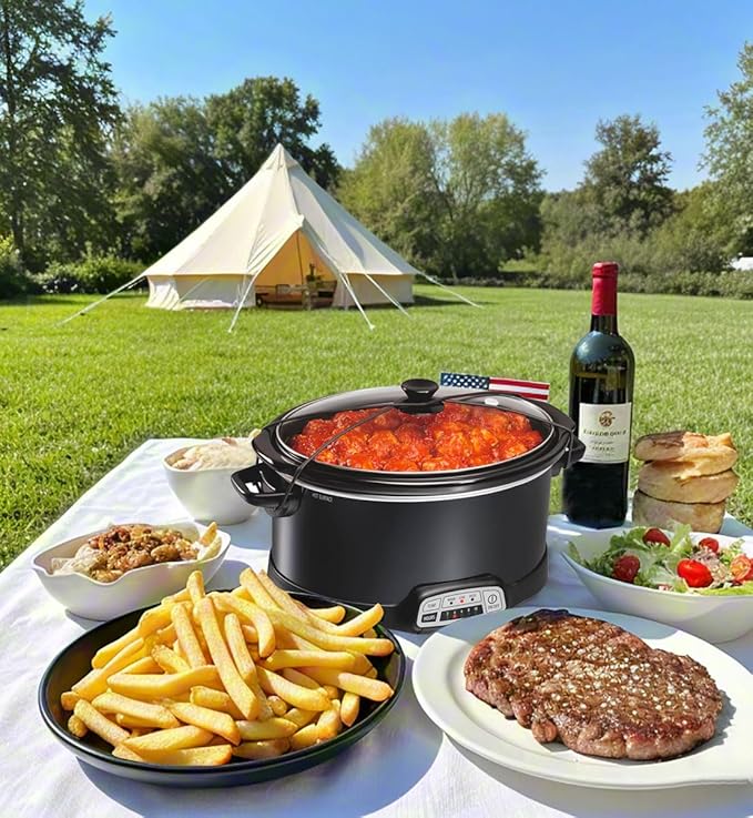 Oval Slow Cooker Lid with Sealing Ring Compatible for Hamilton Beach 7Qt Slow Cooker 33474,33176,33172