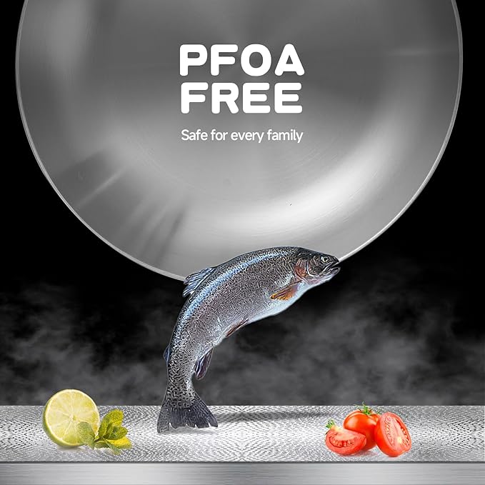 LOLYKITCH 12 Inch Tri-Ply Stainless Steel Frying Pan – Professional Skillet Fast & Even Heating, Induction & Oven Safe up to 500°F, Durable Cookware for Modern Home Kitchens, Detachable Handle