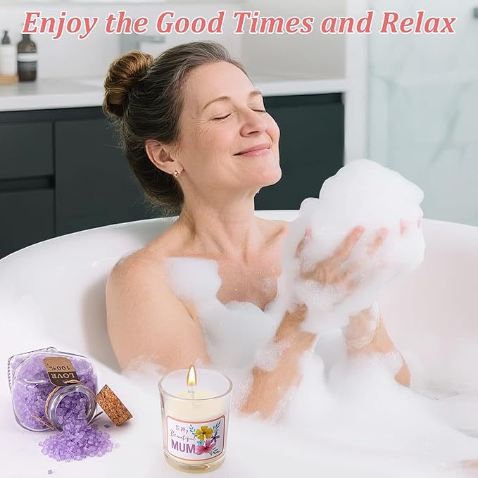 Mom Birthday Gifts for Mom from Daughter Son - Funny Christmas Birthday Gifts Ideas for New Moms Mother - 14Oz Ceramic Coffee Mug, Heart-Shaped Jewelry Dish, Gift Boxed Set, 10pcs - Best Moms Gift