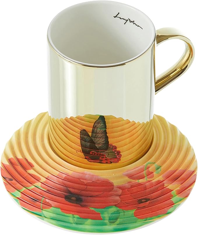 Luycho] On Flowers Series_Black Butterfly_12oz