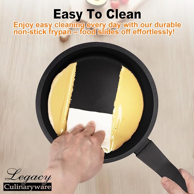 Nonstick Sauce Pan with Lid,1.5QT small pot, PFOA Free,Kitchen Pots Induction Pot,Blue