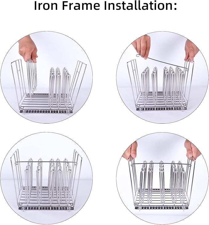 26 QT Sous Vide Container with Lid,Sous Vide Cookers Compatible with Anova, Joule, Nano, Wancle,Perfect for Chicken, Beef,Parties and Professionals (26 qt containers with lids and racks)