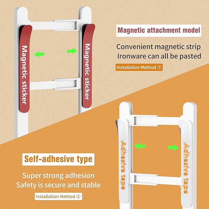 Stretchable Coffee Pod Holder,Adhesive and Magnetic espresso pod holder, Holds 20 Pods -Wall Mounte Vertically or Horizontally Wall or Cabinet Mounted Coffee Capsule Rack