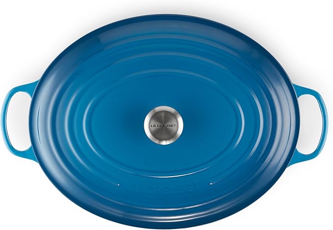 Le Creuset Enameled Cast Iron Signature Oval Dutch Oven, 15.5 qt., Marseille